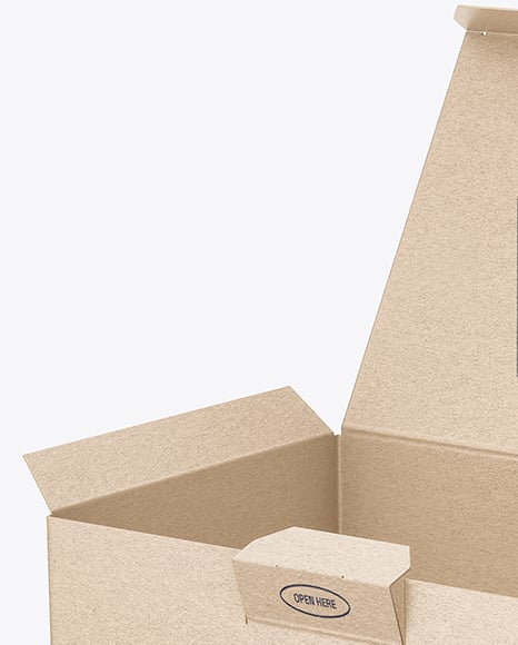 Kraft Paper Box Mockup