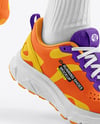 Running Shoes on Women's Legs Mockup