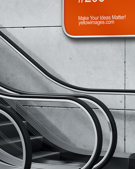 Framed Poster on a Wall Mockup