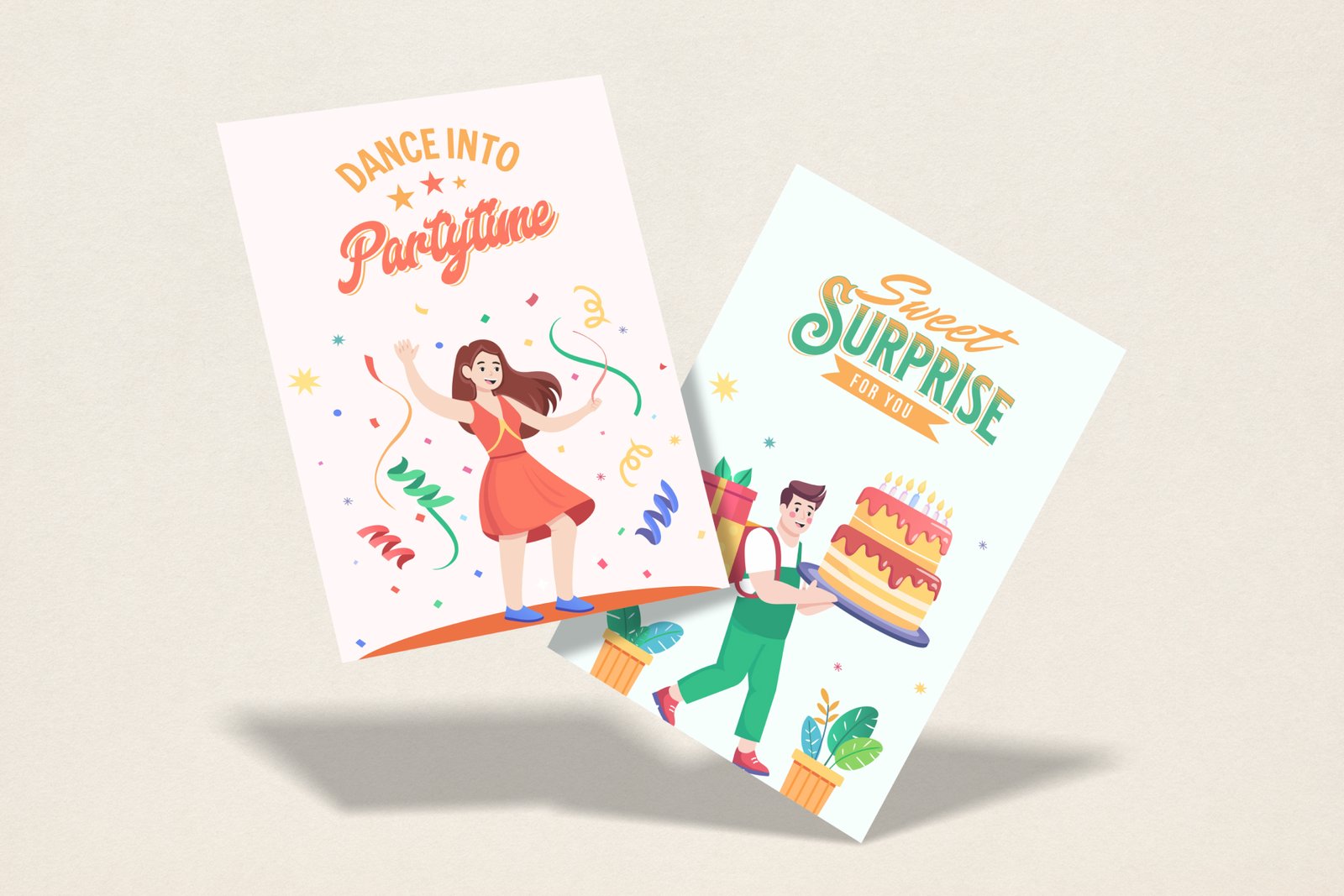 Birthday Illustration Art Set