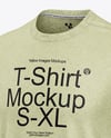 Heather T-Shirt Mockup - Half Side View