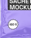 Glossy Sachet Mockup