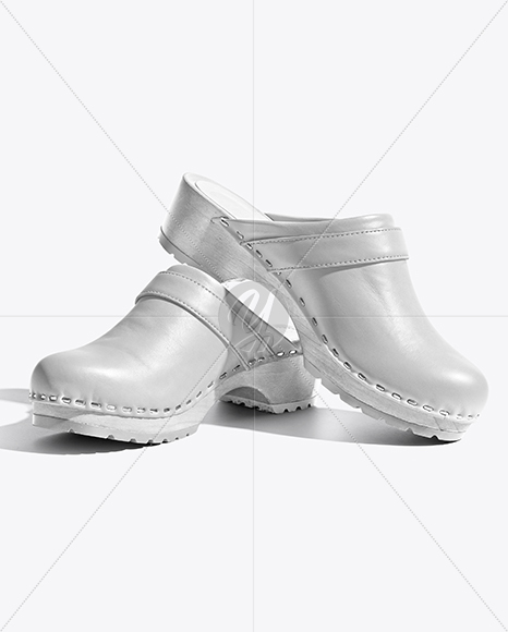 Pair of Clogs Mockup