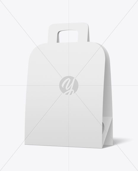 Paper Bottle Carrier Mockup