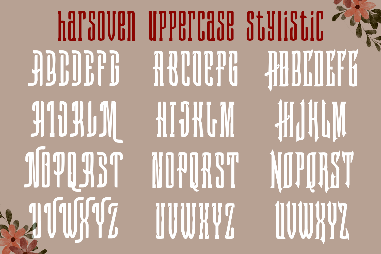 Harsoven Font