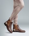 Chelsea Boots on Woman's Legs with Leggins Mockup