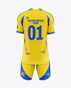 Soccer Kit Mockup - Back View