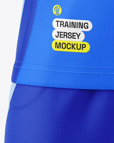 Training Short Sleeve Kit Mockup - Front View