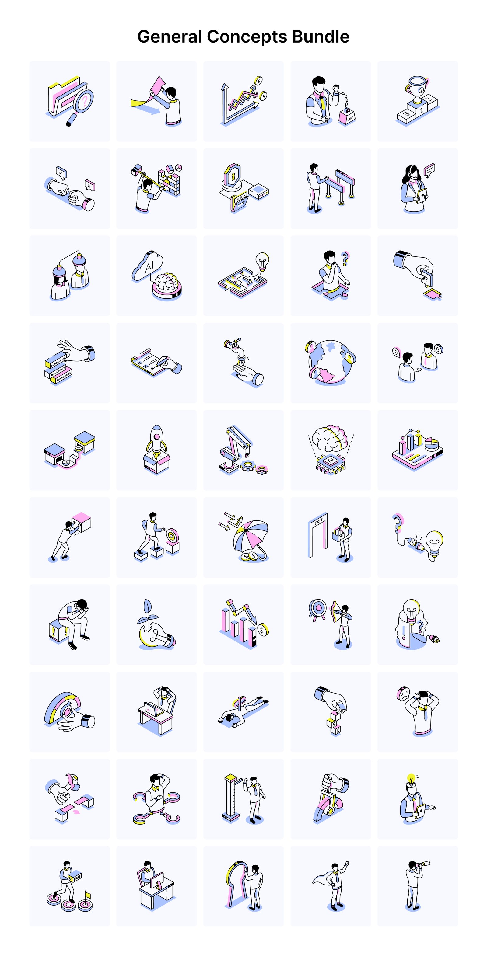 Universal Isometric Icons