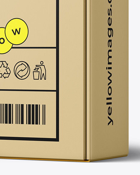 Paper Mailing Box Mockup