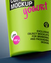 Matte Yogurt Cup Mockup