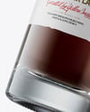Tall Black Rum Bottle Mockup