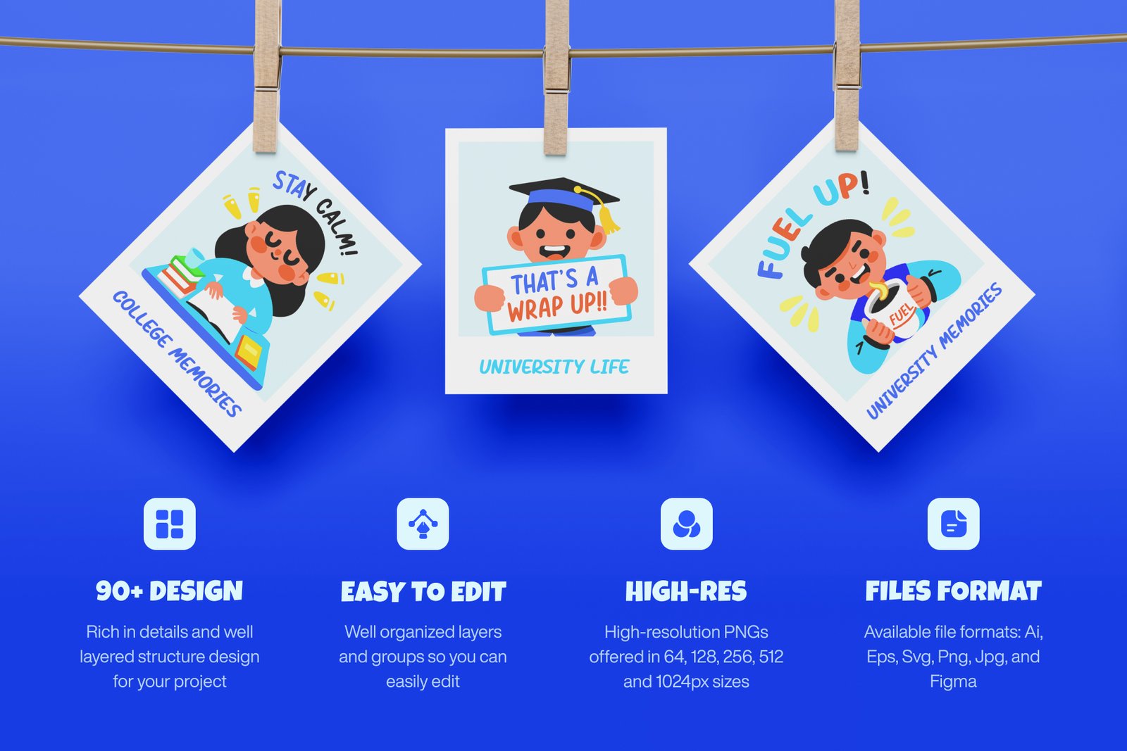 College and University Stickers