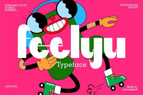 Feelyu Font - Bold font