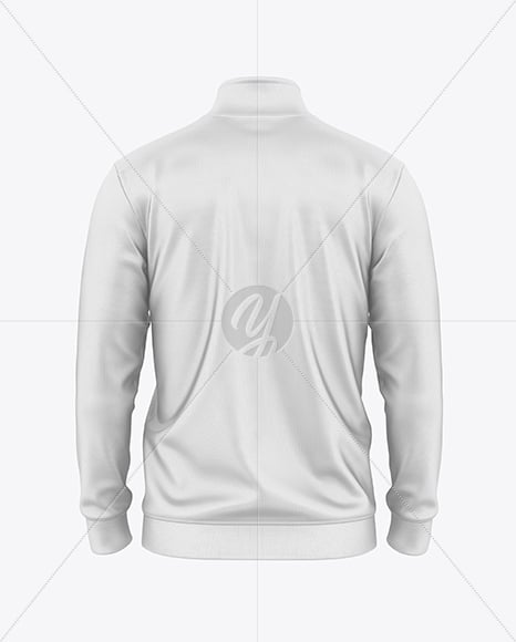 Zip Sweatshirt Mockup - Back View