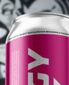16oz Aluminium Can on the Block Mockup