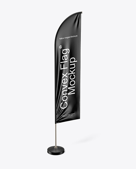 Convex Flag Mockup