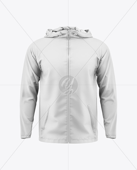 Men's Windbreaker Jacket Mockup