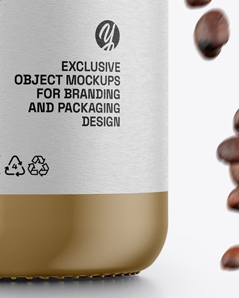 Matte Drink Bottle Mockup