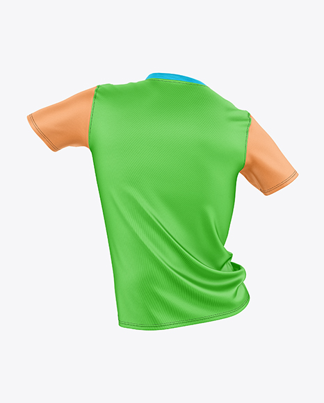 Crew Neck T-Shirt Mockup - Back View