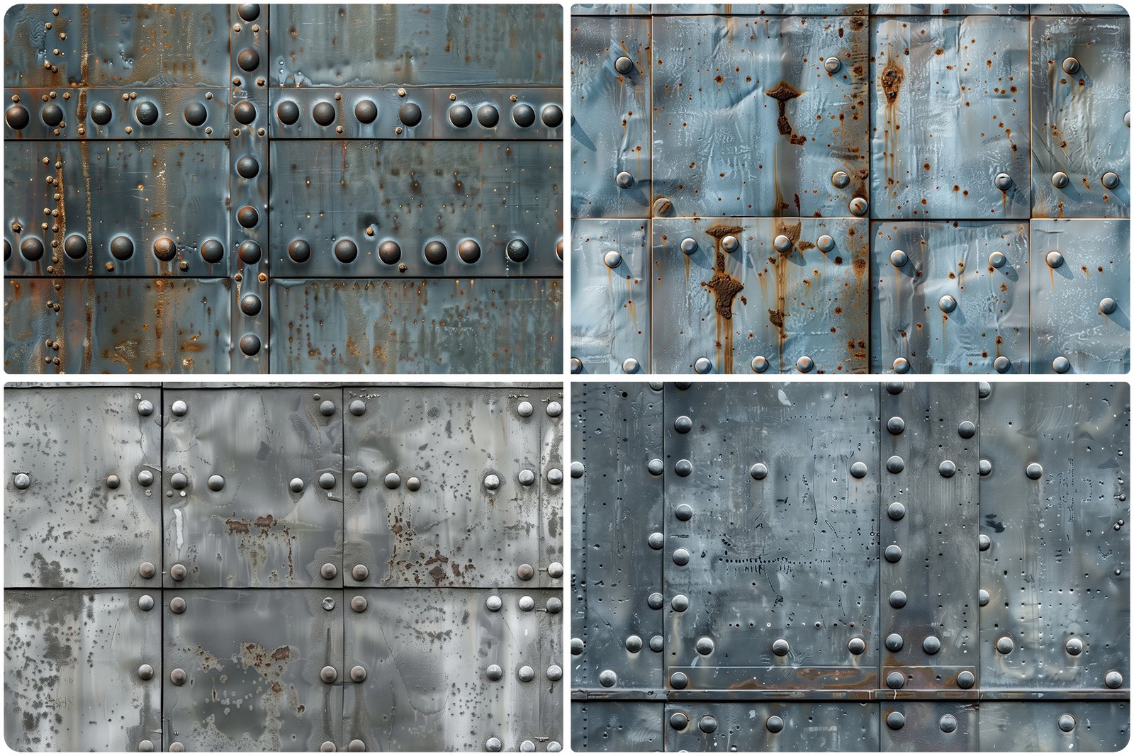 30 Iron Rivets Wall Texture Backgrounds