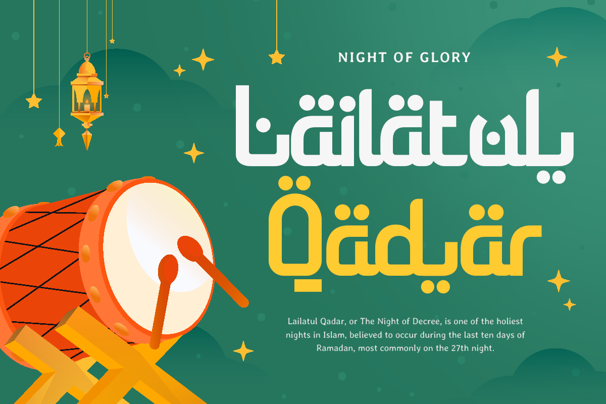 Saudiyah - Modern Ramadan Arabic Font