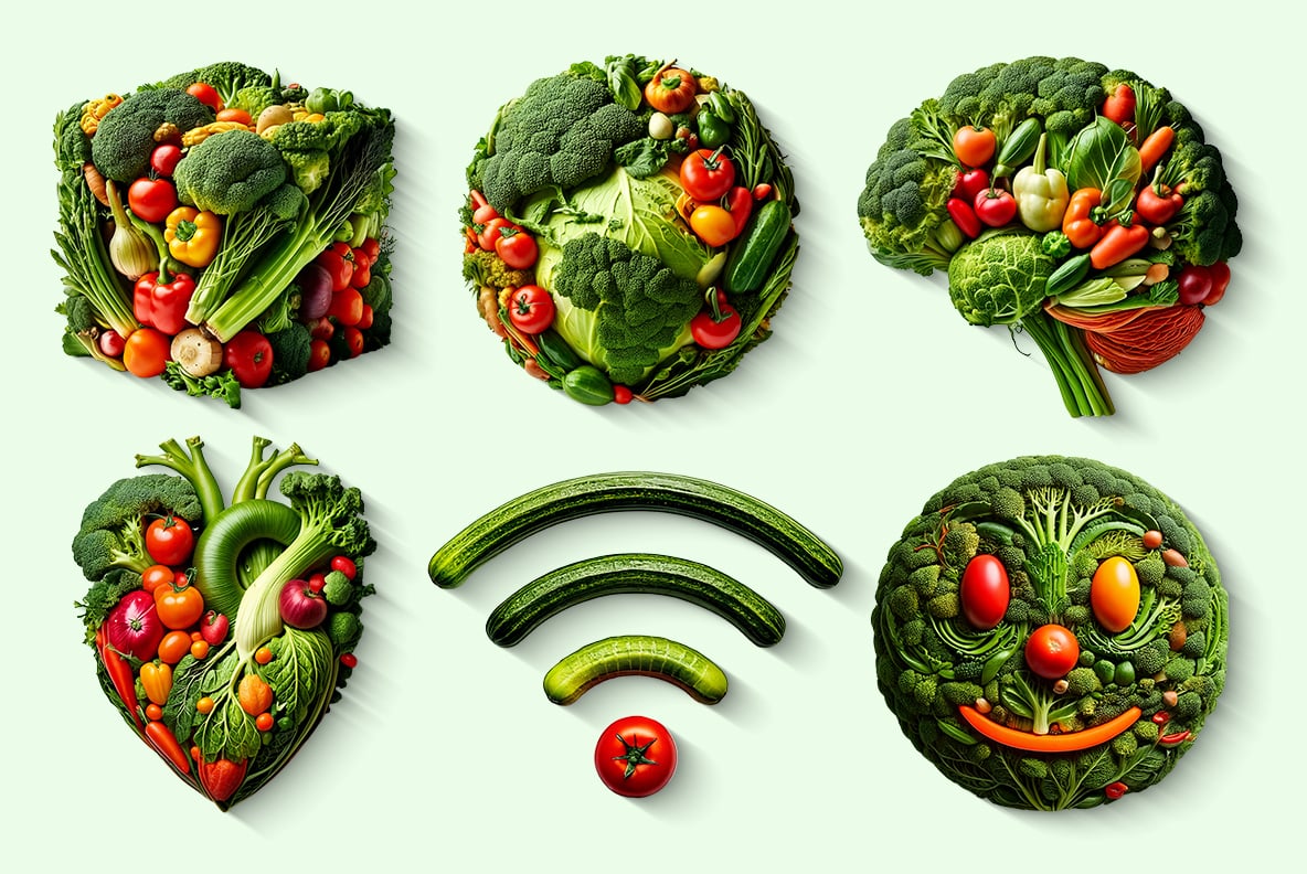 Vegetables Font