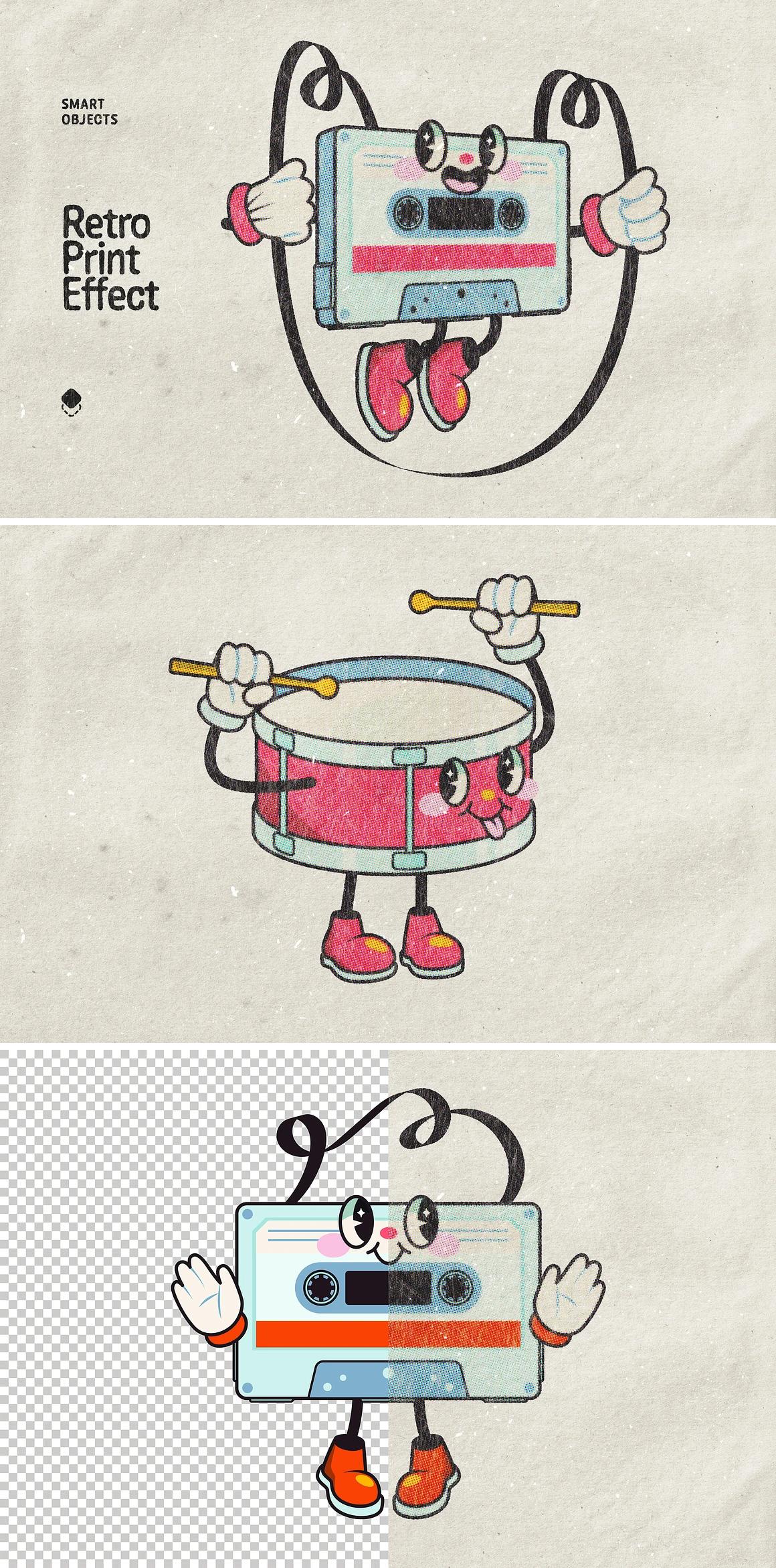 Retro Printed Effect Bundle