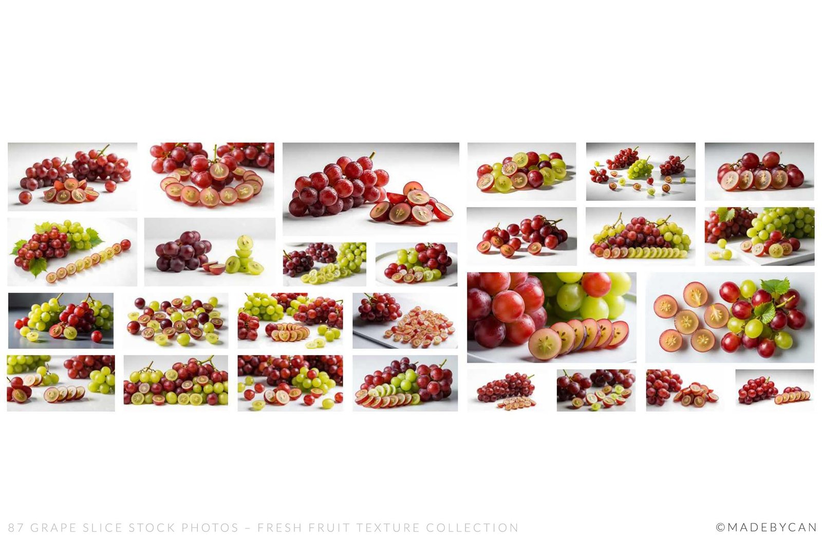 87 Grape Slice Stock Photos – Fresh Fruit Texture Collection