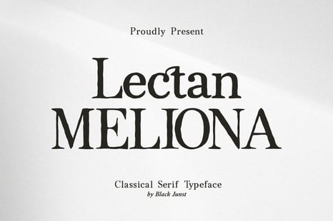 Lectan Meliona – Handmade Serif Font - Fonts