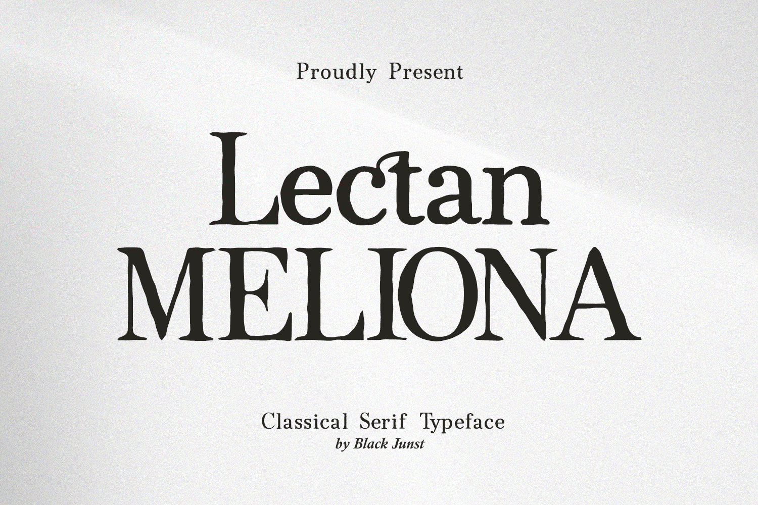 Lectan Meliona – Handmade Serif Font