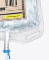 Clear Plastic Infusion Bag Mockup