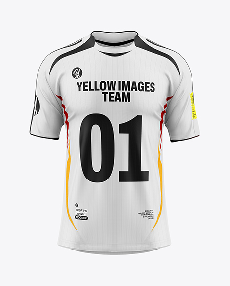 Soccer Jersey Mockup - Front View - Men's+Cycling+Jersey+Mockup+Front+View