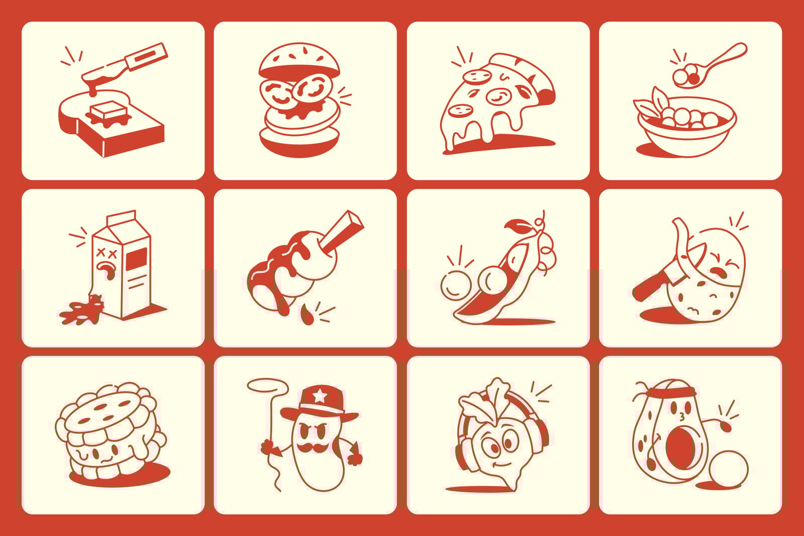 Food Doodles Icon