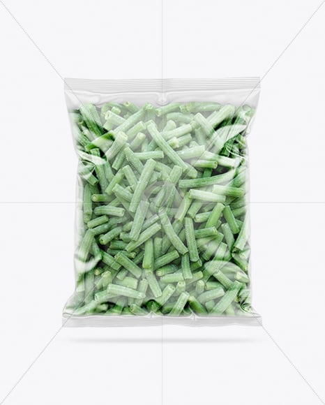 Frozen Green Beans Pack Mockup