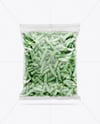 Frozen Green Beans Pack Mockup