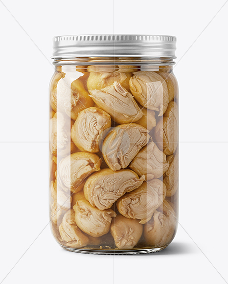 Canned Chicken Jar Mockup
