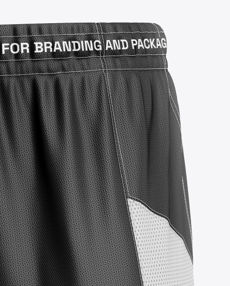 Basketball Shorts Mockup - Half Side View