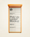 Pick Up Locker Mockup - Front View