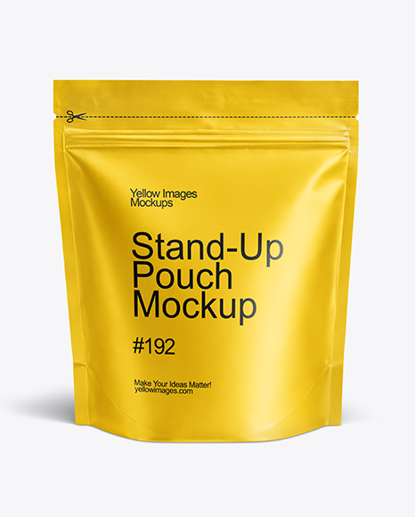 Stand-up Pouch Mockup - PSD Mockups