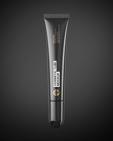 Glossy Cosmetic Tube Mockup