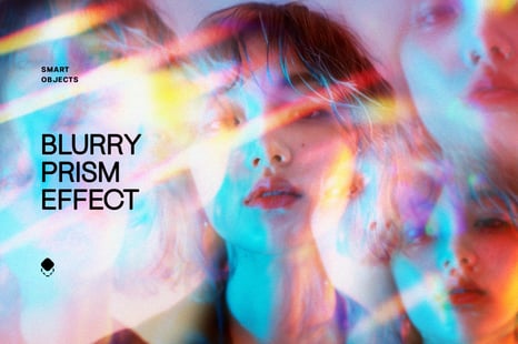 Blurry Prism Photo Effect - Lens flare photoshop