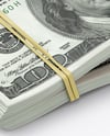 Money Bended Stack Mockup