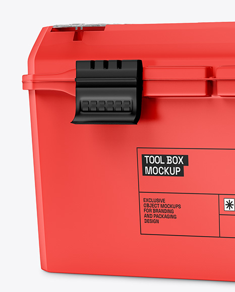 Plastic Tool Box Mockup