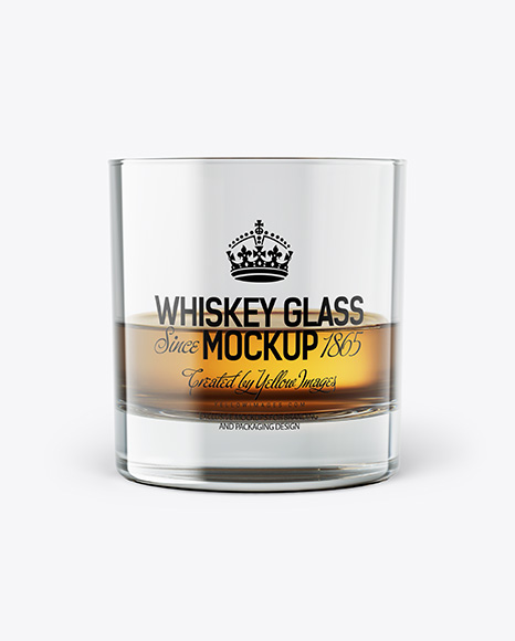 Whisky Tumbler Glass Mockup