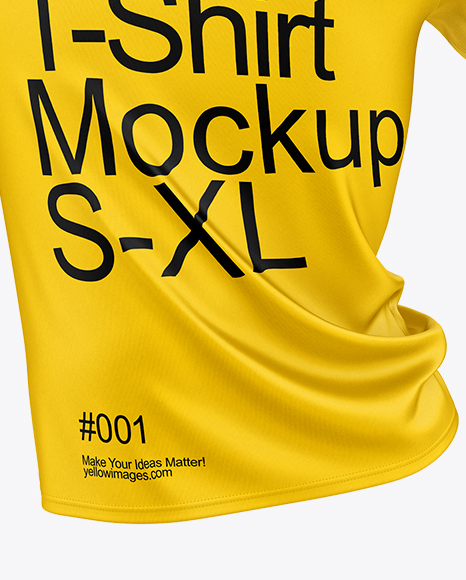 Crew Neck T-Shirt Mockup - Back View