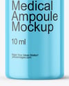 Glossy Medical Ampoule Mockup