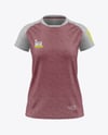 Heather T-Shirt Mockup - Front View