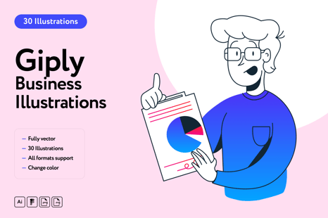 Giply Office Illustrations