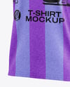 Heather T-Shirt Mockup - Half Side View